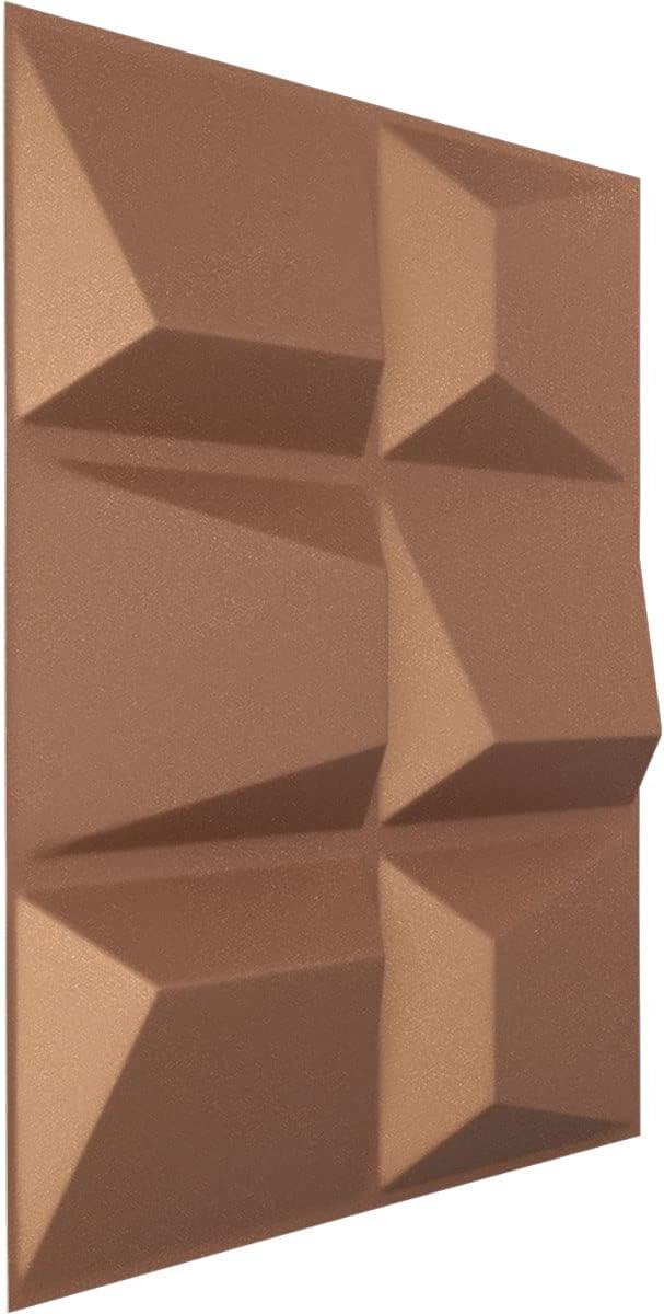 imageEkena Millwork WP20X20STWH 19 58quotW x 19 58quotH Stratford EnduraWall Decorative 3D Wall Panel Covers 267 Sq FtAged Copper