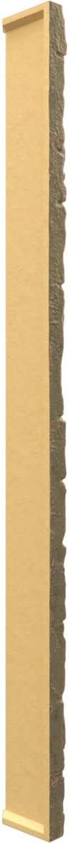 imageUniversal Inside Corner for EverStone Faux Stone Siding Panels 3quotW x 3quotD x 48quotH Iron Mill ColorIron Mill