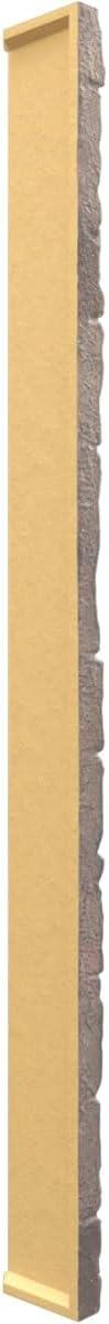 imageUniversal Inside Corner for EverStone Faux Stone Siding Panels 3quotW x 3quotD x 48quotH Iron Mill ColorPolermo