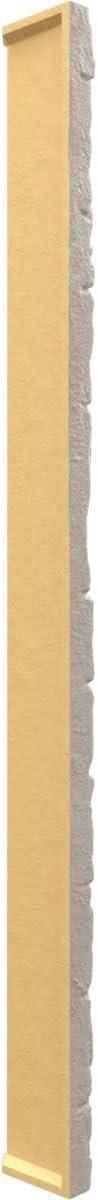 imageUniversal Inside Corner for EverStone Faux Stone Siding Panels 3quotW x 3quotD x 48quotH Iron Mill ColorSea Shell