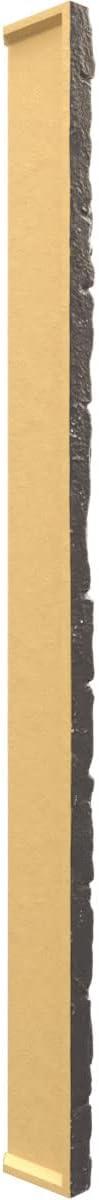 imageUniversal Inside Corner for EverStone Faux Stone Siding Panels 3quotW x 3quotD x 48quotH Iron Mill ColorSlate Gray