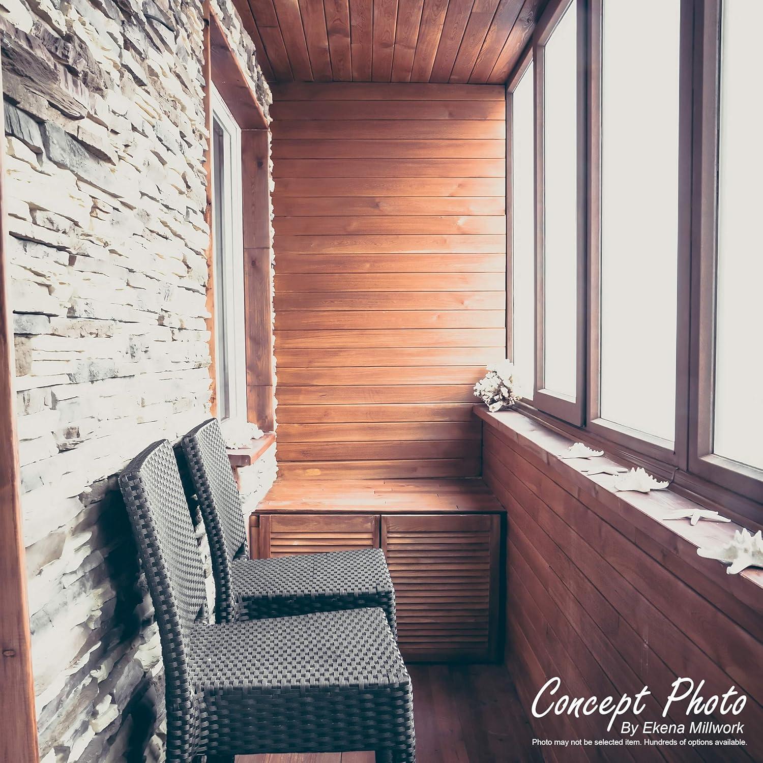 imageUniversal Inside Corner for EverStone Faux Stone Siding Panels 3quotW x 3quotD x 48quotH Iron Mill ColorSlate Gray