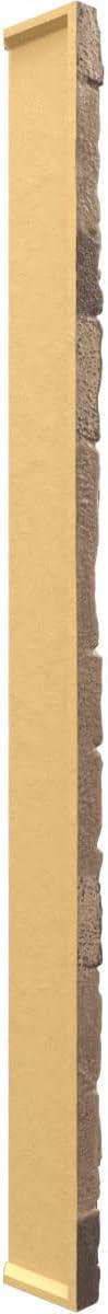 imageUniversal Inside Corner for EverStone Faux Stone Siding Panels 3quotW x 3quotD x 48quotH Iron Mill ColorSmokey Ridge