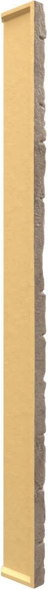 imageUniversal Inside Corner for EverStone Faux Stone Siding Panels 3quotW x 3quotD x 48quotH Iron Mill ColorSoft Ash