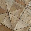 image11 78quotW x 11 78quotH x 12quotP Authentic Boat Wood Mosaic Wall Tile Natural Finish