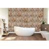 image11 78quotW x 11 78quotH x 12quotP Belmont Boat Wood Mosaic Wall Tile Natural Finish