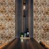 image11 78quotW x 11 78quotH x 12quotP Belmont Boat Wood Mosaic Wall Tile Natural Finish