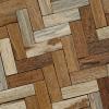 image11 78quotW x 11 78quotH x 12quotP Herringbone Boat Wood Mosaic Wall Tile Natural Finish