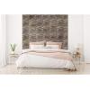 image11 78quotW x 11 78quotH x 12quotP Interlocking Boat Wood Mosaic Wall Tile Natural Finish