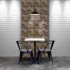 image11 78quotW x 11 78quotH x 34quotP Boca Boat Wood Mosaic Wall Tile Natural Finish