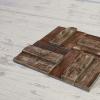 image11 78quotW x 11 78quotH x 34quotP Boca Boat Wood Mosaic Wall Tile Natural Finish