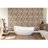 image11 78quotW x 11 78quotH x 34quotP Freeport Boat Wood Mosaic Wall Tile Natural Finish
