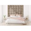 image11 78quotW x 11 78quotH x 38quotP Chevron Boat Wood Mosaic Wall Tile Natural Finish