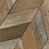 image11 78quotW x 11 78quotH x 38quotP Chevron Boat Wood Mosaic Wall Tile Natural Finish