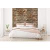 image23 34quotW x 11 78quotH x 34quotP Shipboard Boat Wood Mosaic Wall Tile Natural Finish