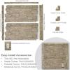 imageEkena Millwork 3quotW x 3quotD x 48quotH Universal Inside Corner for StoneWall Faux Stone Siding Panels SandstoneCanyon Brown