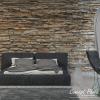 imageEkena Millwork 3quotW x 3quotD x 48quotH Universal Inside Corner for StoneWall Faux Stone Siding Panels SandstoneCanyon Brown
