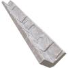 imageEkena Millwork 3quotW x 3quotD x 48quotH Universal Inside Corner for StoneWall Faux Stone Siding Panels SandstoneGrey Granite