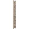 imageEkena Millwork 3quotW x 3quotD x 48quotH Universal Inside Corner for StoneWall Faux Stone Siding Panels SandstoneSea Shell