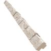 imageEkena Millwork 3quotW x 3quotD x 48quotH Universal Outside Corner for StoneWall Faux Stone Siding Panels SandstoneSea Shell