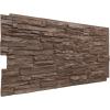 imageEkena Millwork 45 34quotW x 24 12quotH x 1 14quotD Canyon Ridge Stacked Stone StoneWall Faux Stone Siding Panel Smokey RidgeAutumn Bronze