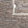 imageEkena Millwork 45 34quotW x 24 12quotH x 1 14quotD Canyon Ridge Stacked Stone StoneWall Faux Stone Siding Panel Smokey RidgeBoardwalk Bay