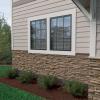 imageEkena Millwork 45 34quotW x 24 12quotH x 1 14quotD Canyon Ridge Stacked Stone StoneWall Faux Stone Siding Panel Smokey RidgeCannondale