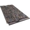 imageEkena Millwork 45 34quotW x 24 12quotH x 1 14quotD Canyon Ridge Stacked Stone StoneWall Faux Stone Siding Panel Smokey RidgeCanyon Brown