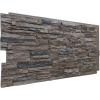 imageEkena Millwork 45 34quotW x 24 12quotH x 1 14quotD Canyon Ridge Stacked Stone StoneWall Faux Stone Siding Panel Smokey RidgeCanyon Brown