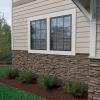 imageEkena Millwork 45 34quotW x 24 12quotH x 1 14quotD Canyon Ridge Stacked Stone StoneWall Faux Stone Siding Panel Smokey RidgeCascade River