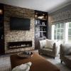 imageEkena Millwork 45 34quotW x 24 12quotH x 1 14quotD Canyon Ridge Stacked Stone StoneWall Faux Stone Siding Panel Smokey RidgeColfax