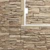 imageEkena Millwork 45 34quotW x 24 12quotH x 1 14quotD Canyon Ridge Stacked Stone StoneWall Faux Stone Siding Panel Smokey RidgeColfax