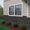 imageEkena Millwork 45 34quotW x 24 12quotH x 1 14quotD Canyon Ridge Stacked Stone StoneWall Faux Stone Siding Panel Smokey RidgeDark River