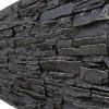 imageEkena Millwork 45 34quotW x 24 12quotH x 1 14quotD Canyon Ridge Stacked Stone StoneWall Faux Stone Siding Panel Smokey RidgeDark River