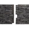 imageEkena Millwork 45 34quotW x 24 12quotH x 1 14quotD Canyon Ridge Stacked Stone StoneWall Faux Stone Siding Panel Smokey RidgeDark River