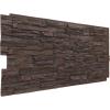 imageEkena Millwork 45 34quotW x 24 12quotH x 1 14quotD Canyon Ridge Stacked Stone StoneWall Faux Stone Siding Panel Smokey RidgeDark Tobacco