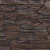 imageEkena Millwork 45 34quotW x 24 12quotH x 1 14quotD Canyon Ridge Stacked Stone StoneWall Faux Stone Siding Panel Smokey RidgeDark Tobacco