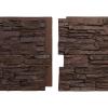imageEkena Millwork 45 34quotW x 24 12quotH x 1 14quotD Canyon Ridge Stacked Stone StoneWall Faux Stone Siding Panel Smokey RidgeDeep Creek