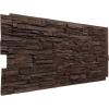 imageEkena Millwork 45 34quotW x 24 12quotH x 1 14quotD Canyon Ridge Stacked Stone StoneWall Faux Stone Siding Panel Smokey RidgeDeep Creek