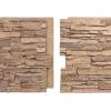 imageEkena Millwork 45 34quotW x 24 12quotH x 1 14quotD Canyon Ridge Stacked Stone StoneWall Faux Stone Siding Panel Smokey RidgeFall Bank