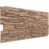 imageEkena Millwork 45 34quotW x 24 12quotH x 1 14quotD Canyon Ridge Stacked Stone StoneWall Faux Stone Siding Panel Smokey RidgeFall Bank