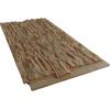 imageEkena Millwork 45 34quotW x 24 12quotH x 1 14quotD Canyon Ridge Stacked Stone StoneWall Faux Stone Siding Panel Smokey RidgeIron Mill