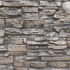 imageEkena Millwork 45 34quotW x 24 12quotH x 1 14quotD Canyon Ridge Stacked Stone StoneWall Faux Stone Siding Panel Smokey RidgeLinen Graphite