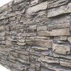 imageEkena Millwork 45 34quotW x 24 12quotH x 1 14quotD Canyon Ridge Stacked Stone StoneWall Faux Stone Siding Panel Smokey RidgeLinen Graphite
