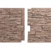 imageEkena Millwork 45 34quotW x 24 12quotH x 1 14quotD Canyon Ridge Stacked Stone StoneWall Faux Stone Siding Panel Smokey RidgeNorth Hill