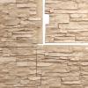 imageEkena Millwork 45 34quotW x 24 12quotH x 1 14quotD Canyon Ridge Stacked Stone StoneWall Faux Stone Siding Panel Smokey RidgeOcean Floor