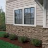 imageEkena Millwork 45 34quotW x 24 12quotH x 1 14quotD Canyon Ridge Stacked Stone StoneWall Faux Stone Siding Panel Smokey RidgePolermo