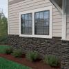 imageEkena Millwork 45 34quotW x 24 12quotH x 1 14quotD Canyon Ridge Stacked Stone StoneWall Faux Stone Siding Panel Smokey RidgeRiver Moss