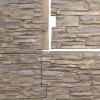 imageEkena Millwork 45 34quotW x 24 12quotH x 1 14quotD Canyon Ridge Stacked Stone StoneWall Faux Stone Siding Panel Smokey RidgeRockwall