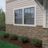 imageEkena Millwork 45 34quotW x 24 12quotH x 1 14quotD Canyon Ridge Stacked Stone StoneWall Faux Stone Siding Panel Smokey RidgeRockwall